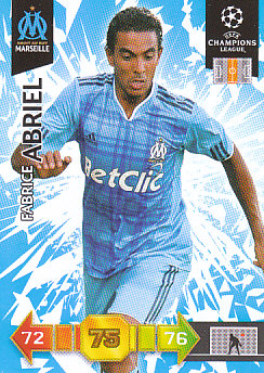 Fabrice Abriel Olympique Marseille 2010/11 Panini Adrenalyn XL CL #186